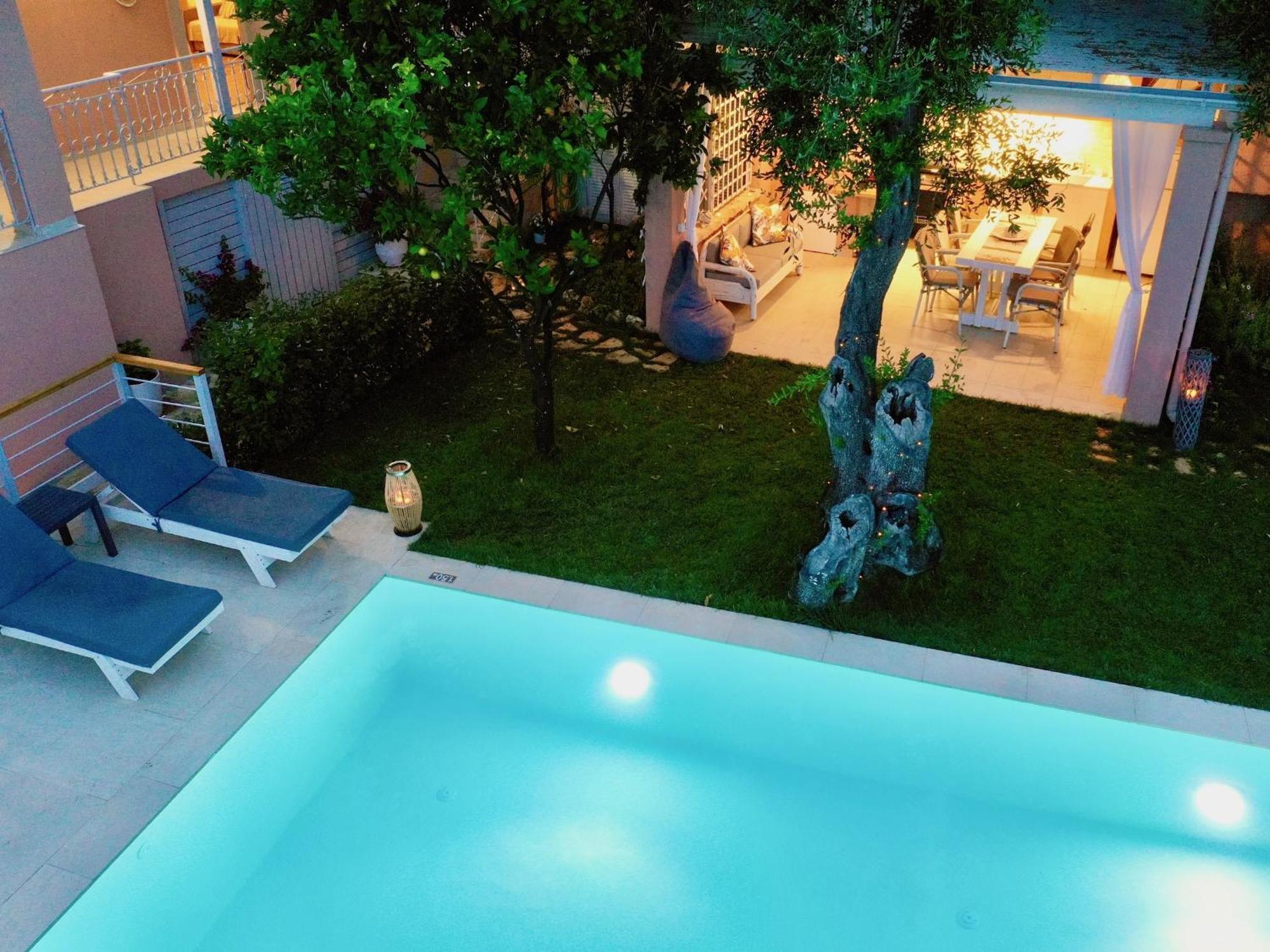 Villa Evmaria With Private Swimming Pool Spartylas Exterior foto